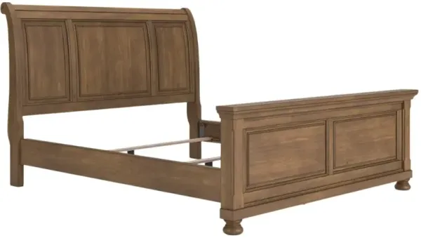 Signature Design by Ashley® Feddinger Medium Brown California King Sleigh Bed
