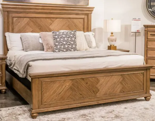 Signature Design by Ashley® Karallin Medium Brown California King Panel Bed