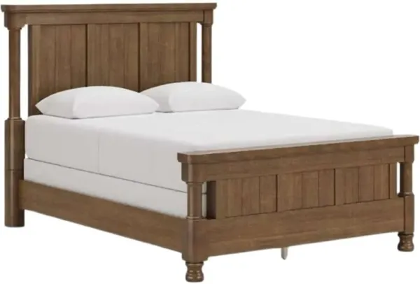 Signature Design by Ashley® Rowlenstown Brown King Poster Bed