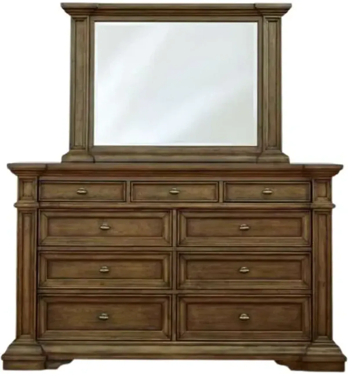 Signature Design by Ashley® Frantanna Brown Dresser and Mirror