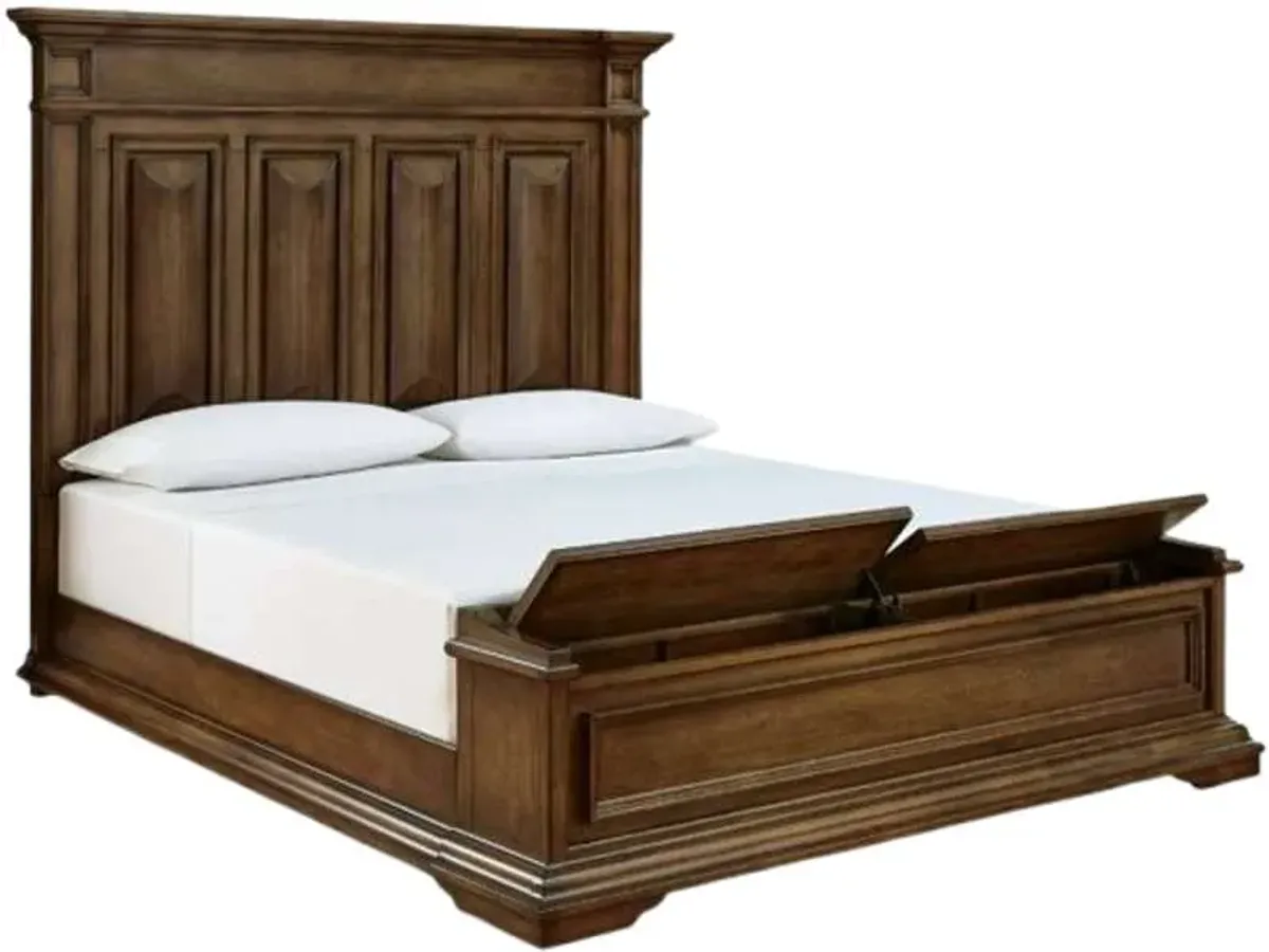 Signature Design by Ashley® Frantanna Brown King Storage Panel Bed