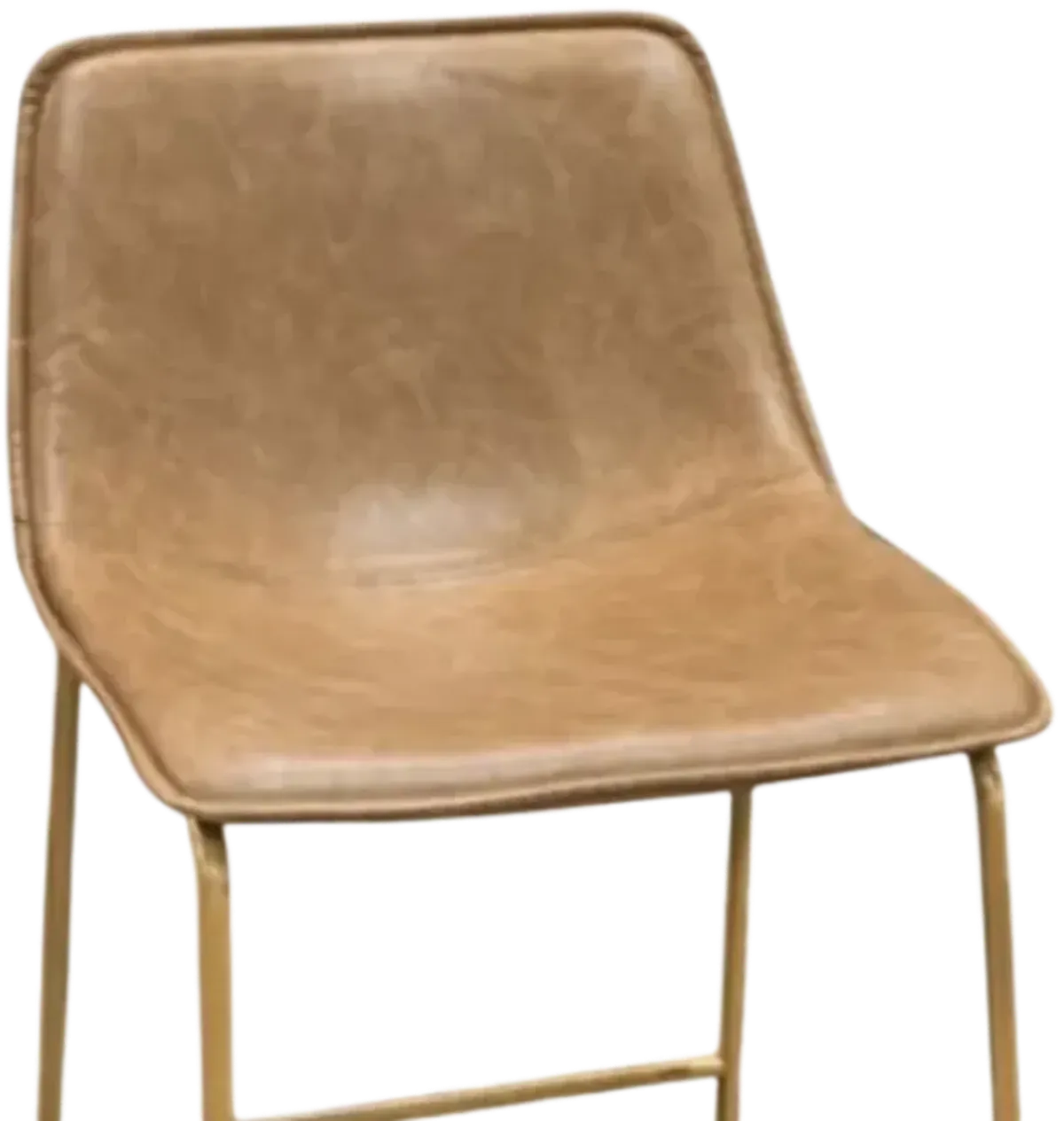 Signature Design by Ashley® Ciabori Gold/Toasted Upholstered Counter Height Bar Stool