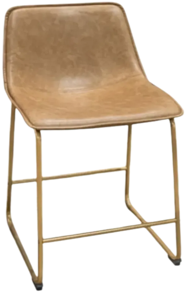 Signature Design by Ashley® Ciabori Gold/Toast Upholstered Bar Stool