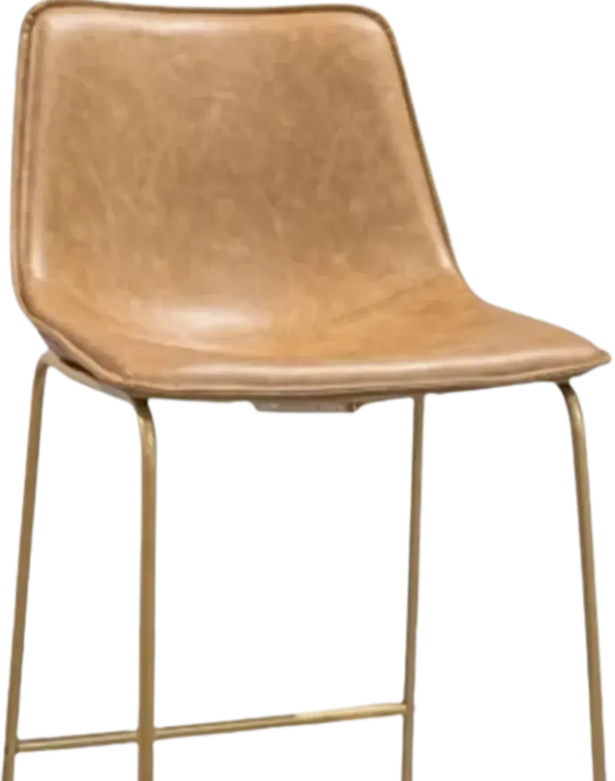Signature Design by Ashley® Ciabori Gold/Toasted Tall Upholstered Bar Stool