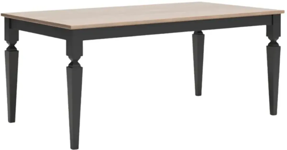 Signature Design by Ashley® Brenkerton Grayish Brown Rectangular Dining Table with Black Base