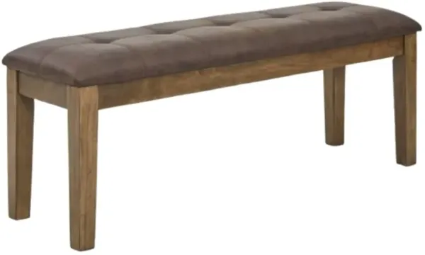 Signature Design by Ashley® Urbinforte Light Brown Large Upholstered Dining Room Bench