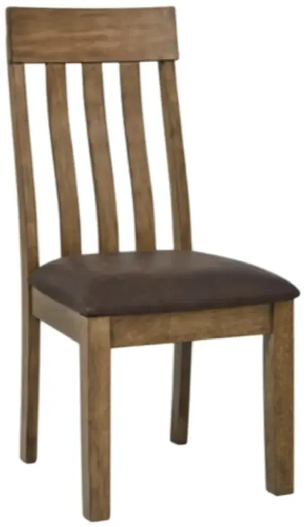Signature Design by Ashley® Urbinforte Light Brown Upholstered Dining Side Chair