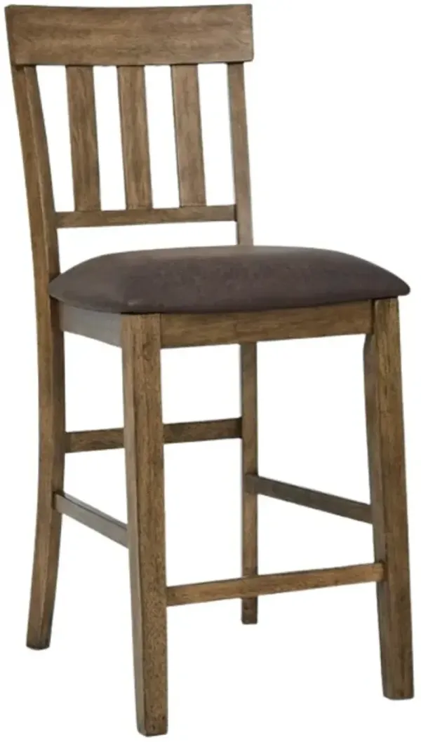 Signature Design by Ashley® Urbinforte Light Brown Upholstered Bar Stool