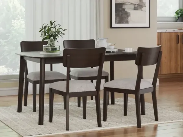 Signature Design by Ashley® Mallenette 5-Piece Merlot Dining Set
