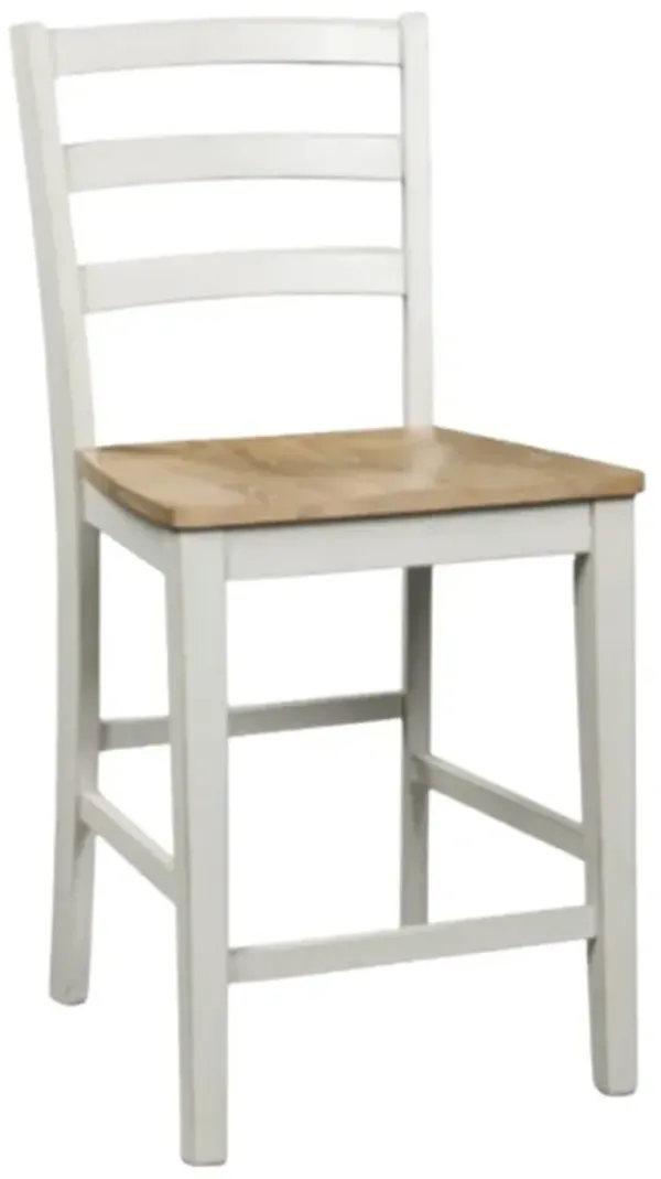 Signature Design by Ashley® Purlaney Antique White Bar Stool