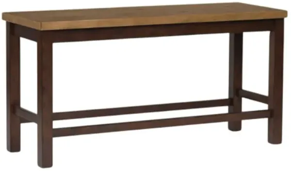 Signature Design by Ashley® Rylandeen Dark Brown-Light Brown Double Counter Bench