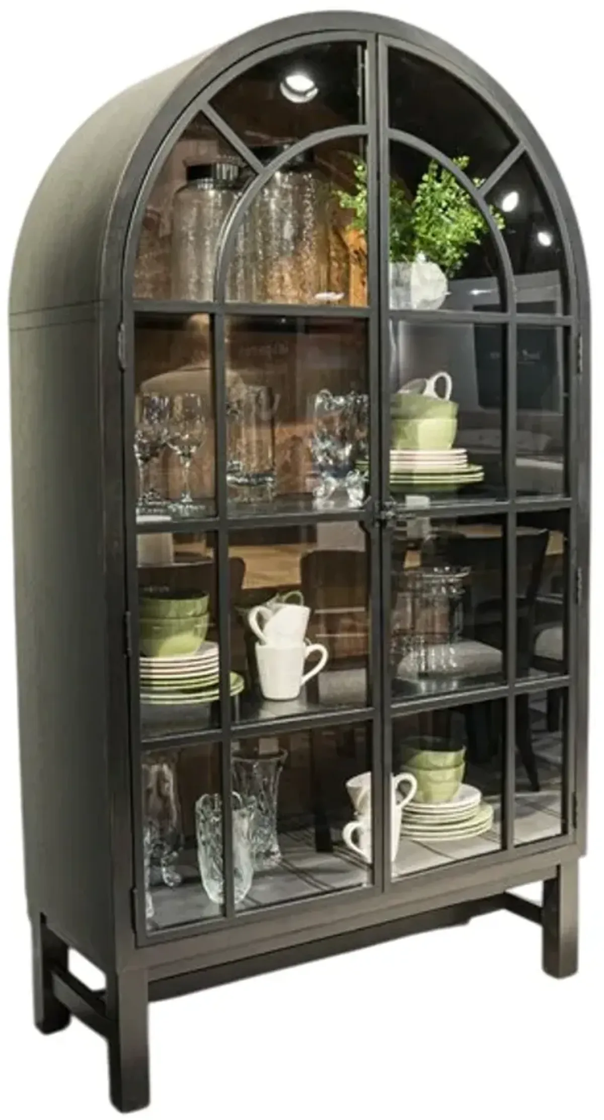 Signature Design by Ashley® Greddinton Black/Brown Display Cabinet