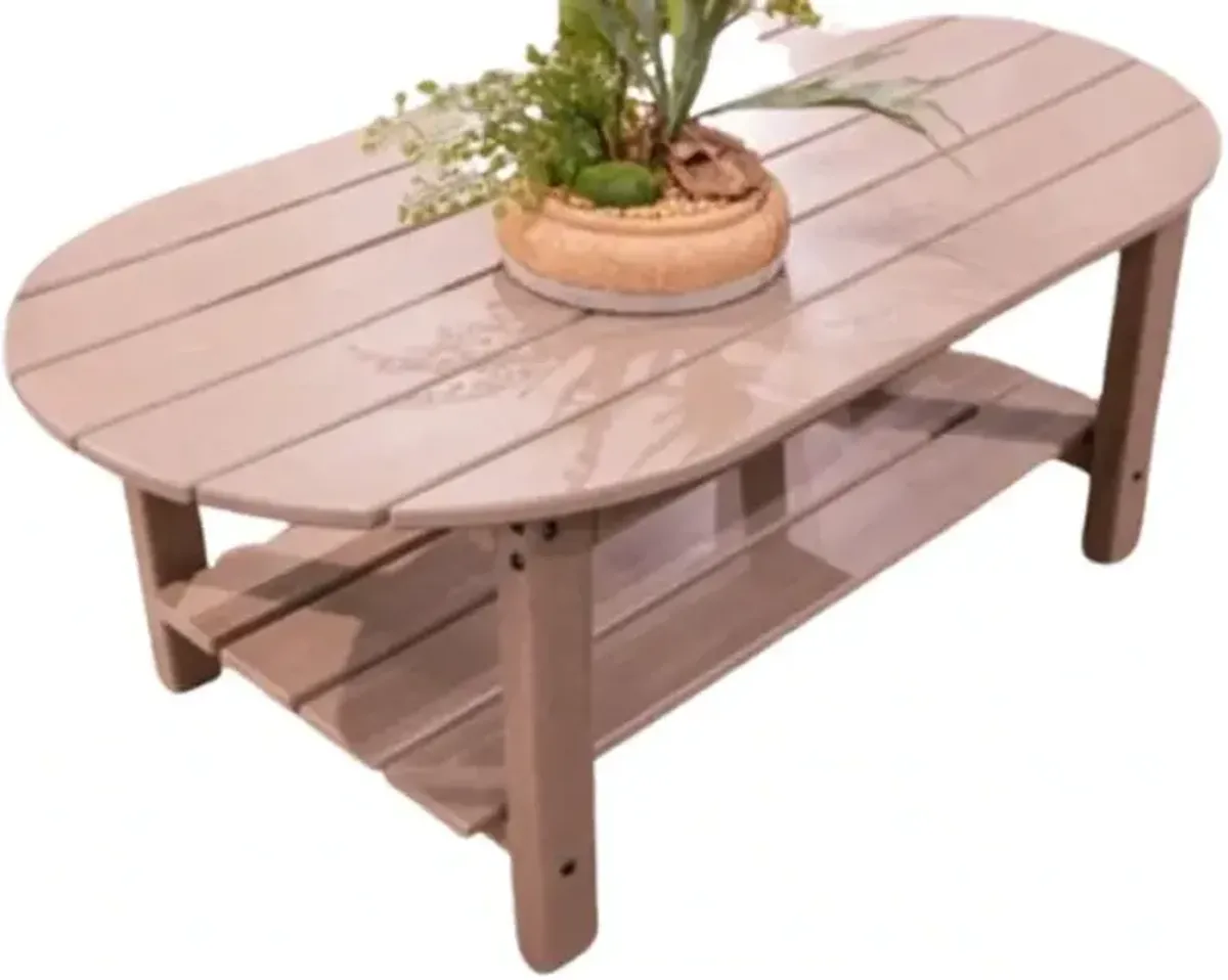 Signature Design by Ashley® Grover Beach Driftwood Wooden Outdoor Cocktail Table