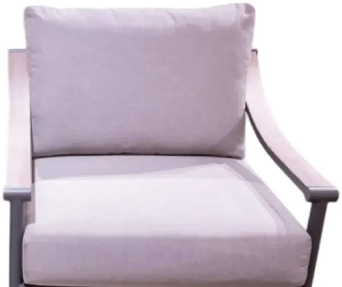 Signature Design by Ashley® Ocean Beach Gray Aluminum/Fabric Outdoor Swivel Lounge Chair