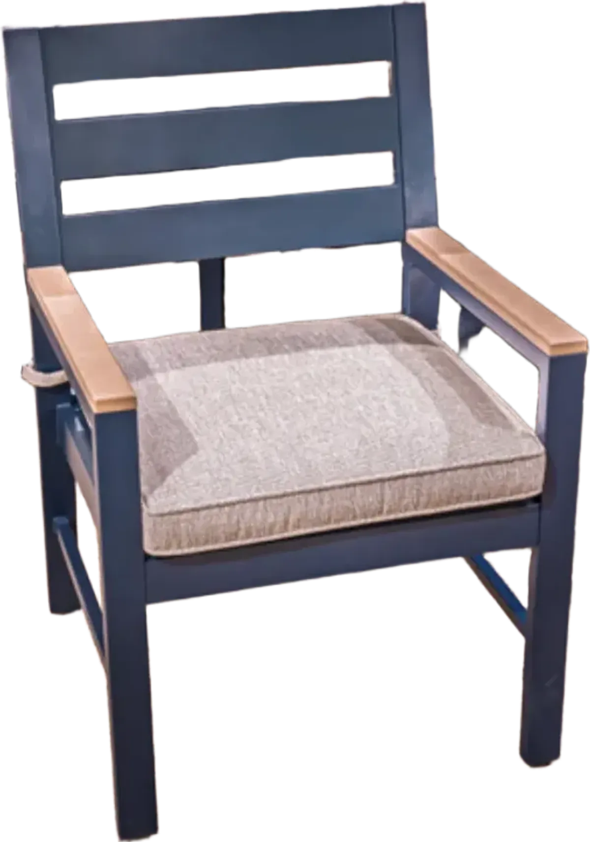 Signature Design by Ashley® East Beach Driftwood/Navy Blue Outdoor Chair