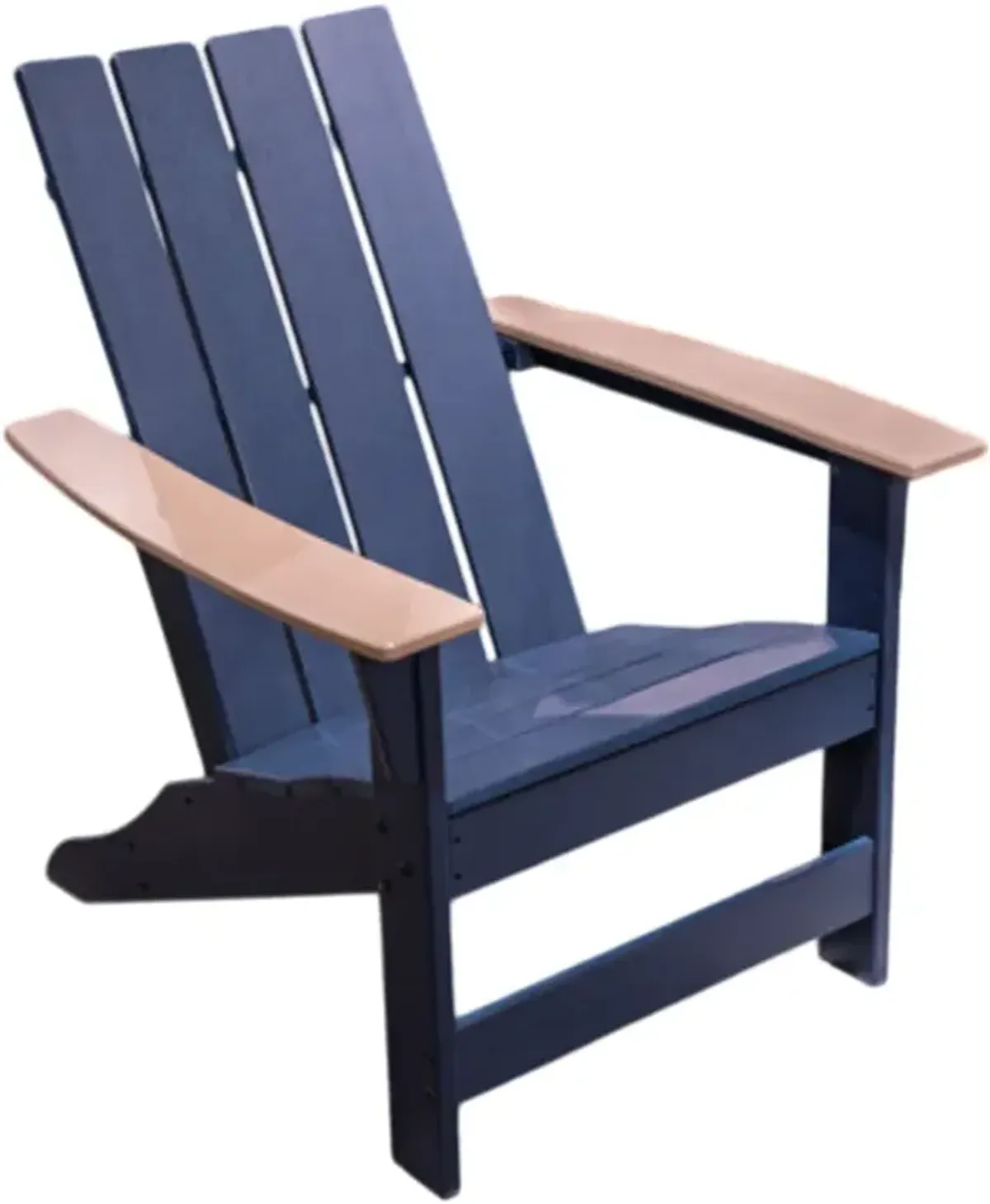 Signature Design by Ashley® East Beach Driftwood/Navy Blue Outdoor Adirondack Chair