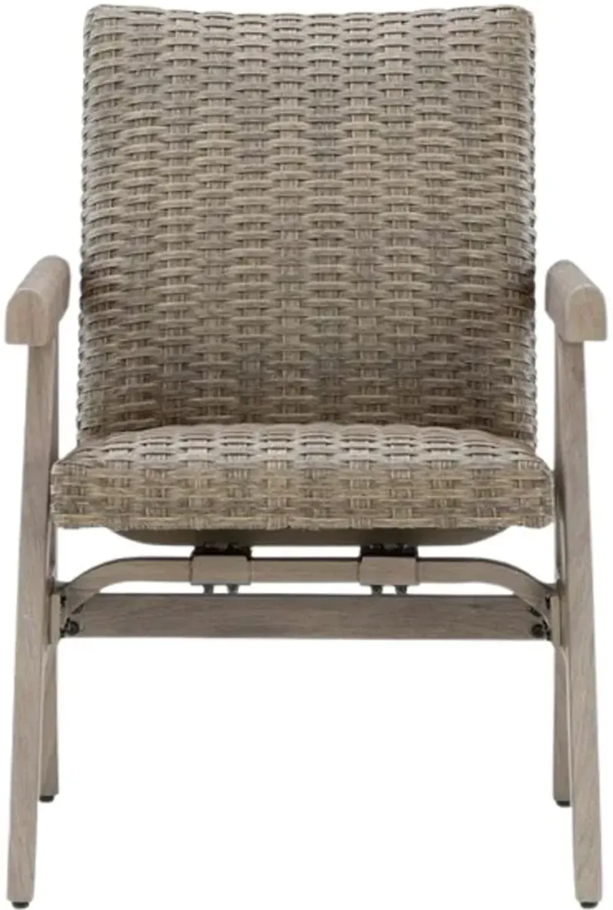 Signature Design by Ashley® Cliff Trails Beige Aluminum/Resin Outdoor Rocking Arm Chair