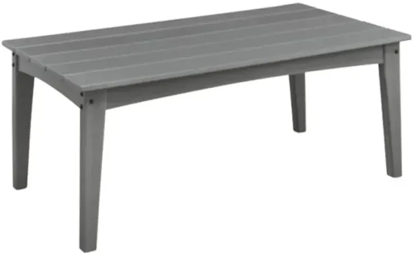 Signature Design by Ashley® Cove Beach Gray Stainless Steel Outdoor Cocktail Table