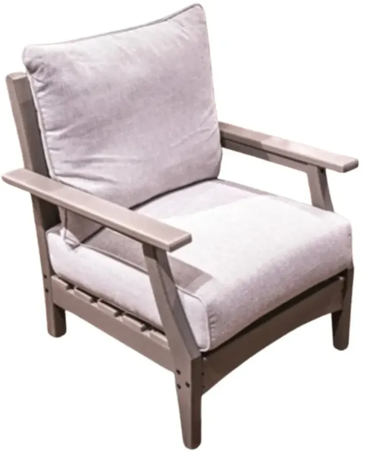 Signature Design by Ashley® Cove Beach Beige/Gray Fabric/Wooden Outdoor Lounge Chair