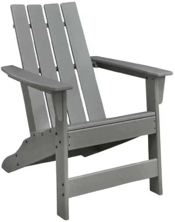 Signature Design by Ashley® Cove Beach Gray Wooden Outdoor Adirondack Chair