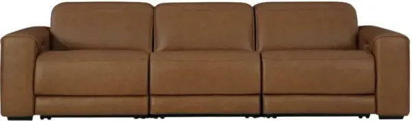 Signature Design by Ashley® Magic Man 3-Piece Caramel Power Reclining Sectional