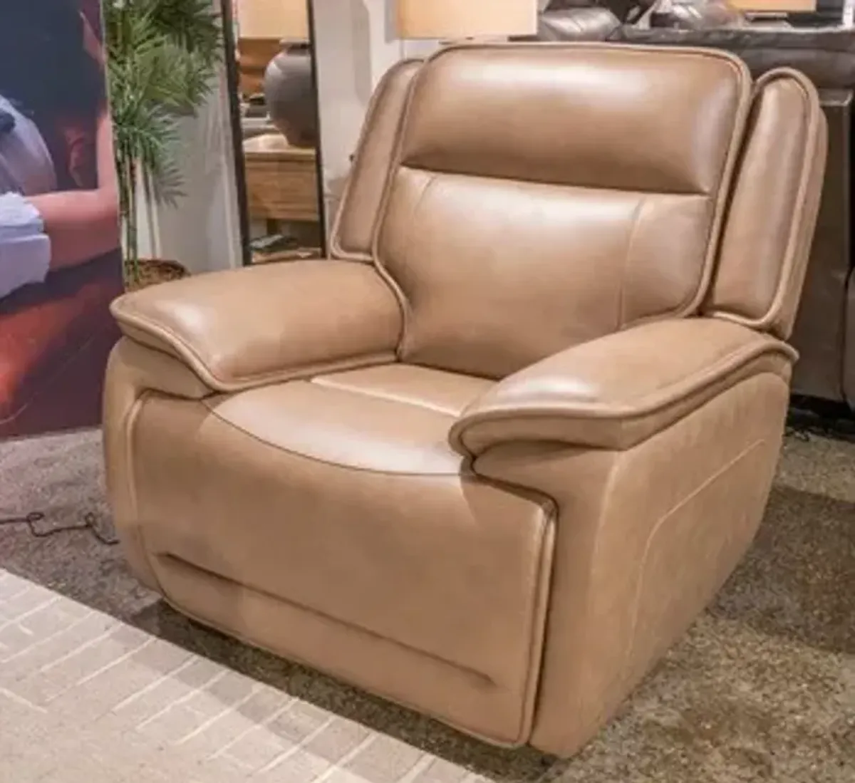 Signature Design by Ashley® Glencroft Sahara Power Recliner with Adjustable Headrest
