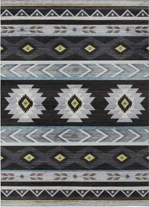 Dalyn Rug Company Phoenix PH3 Black 5'x8' Area Rug