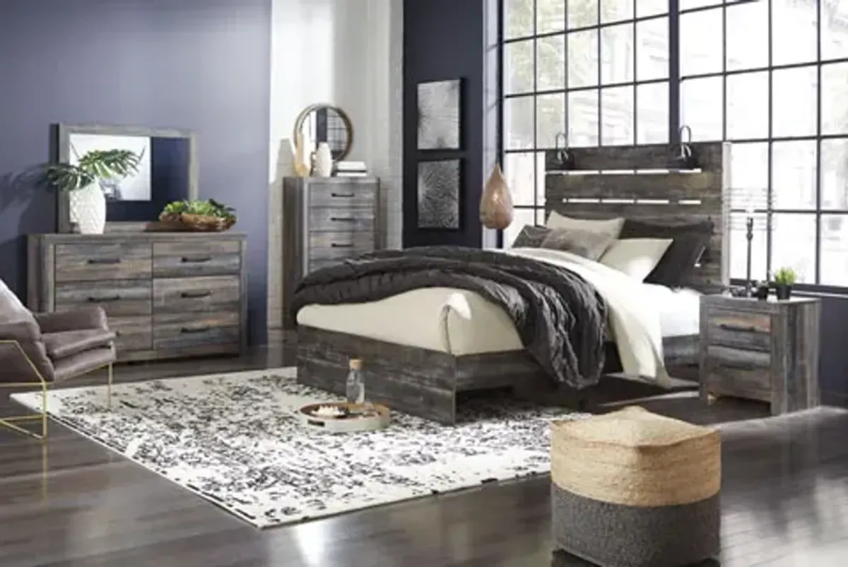 Signature Design by Ashley® Drystan 3-Piece Brown Queen Bed Set