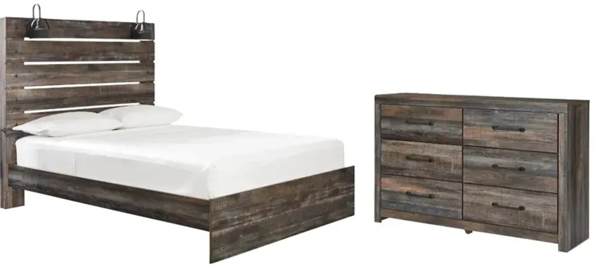 Signature Design by Ashley® Drystan 2-Piece Multi Queen Panel Bed Set