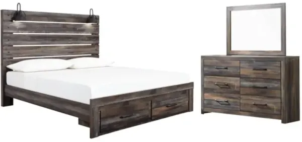 Signature Design by Ashley® Drystan 3-Piece Multi King Panel Storage Bed Set