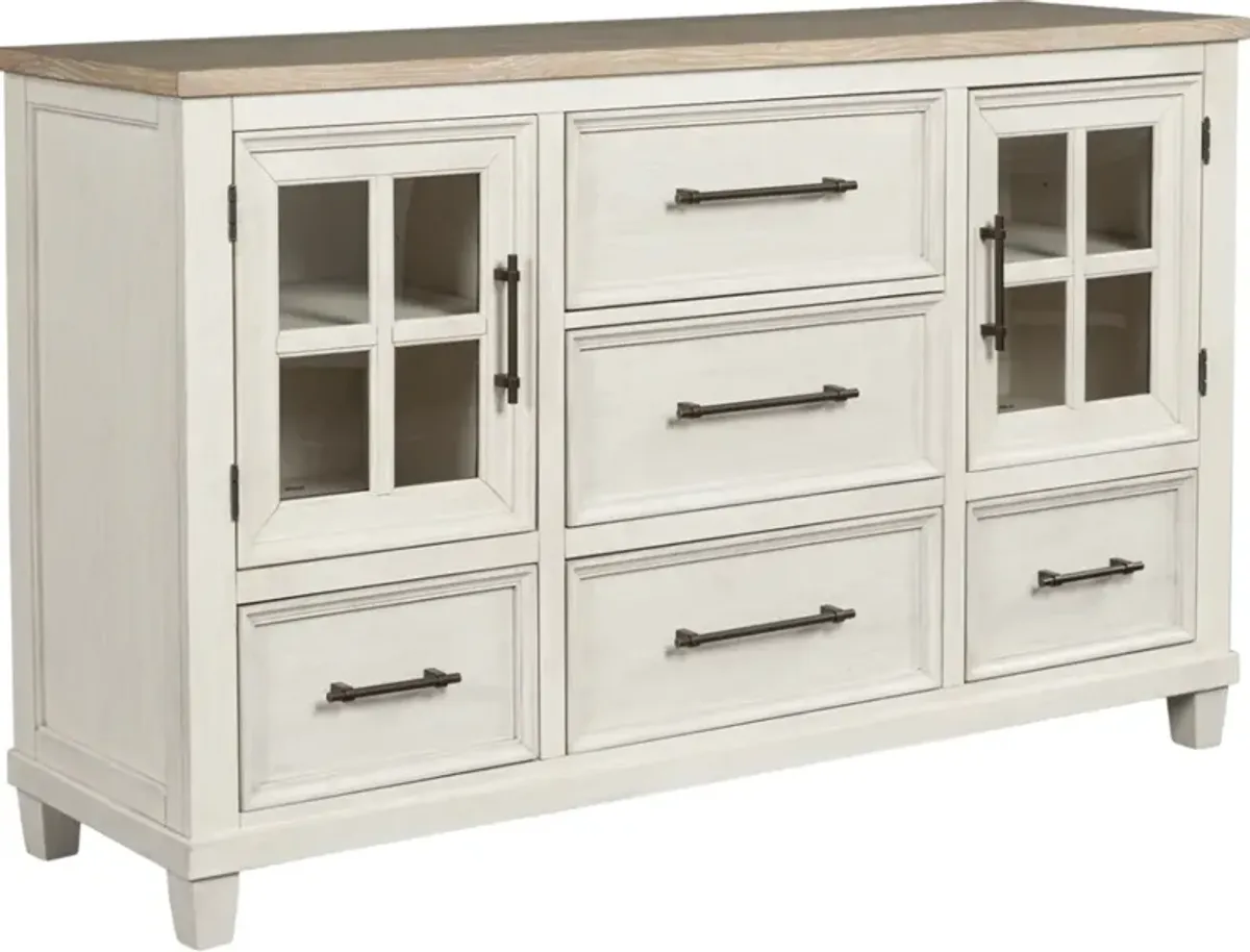 Benchcraft® Shaybrock 3-Piece Antique White Queen Panel Bedroom Set