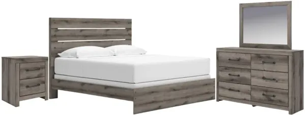 Signature Design by Ashley® Graystorm 4-Piece Brown Gray Queen Bedroom Set