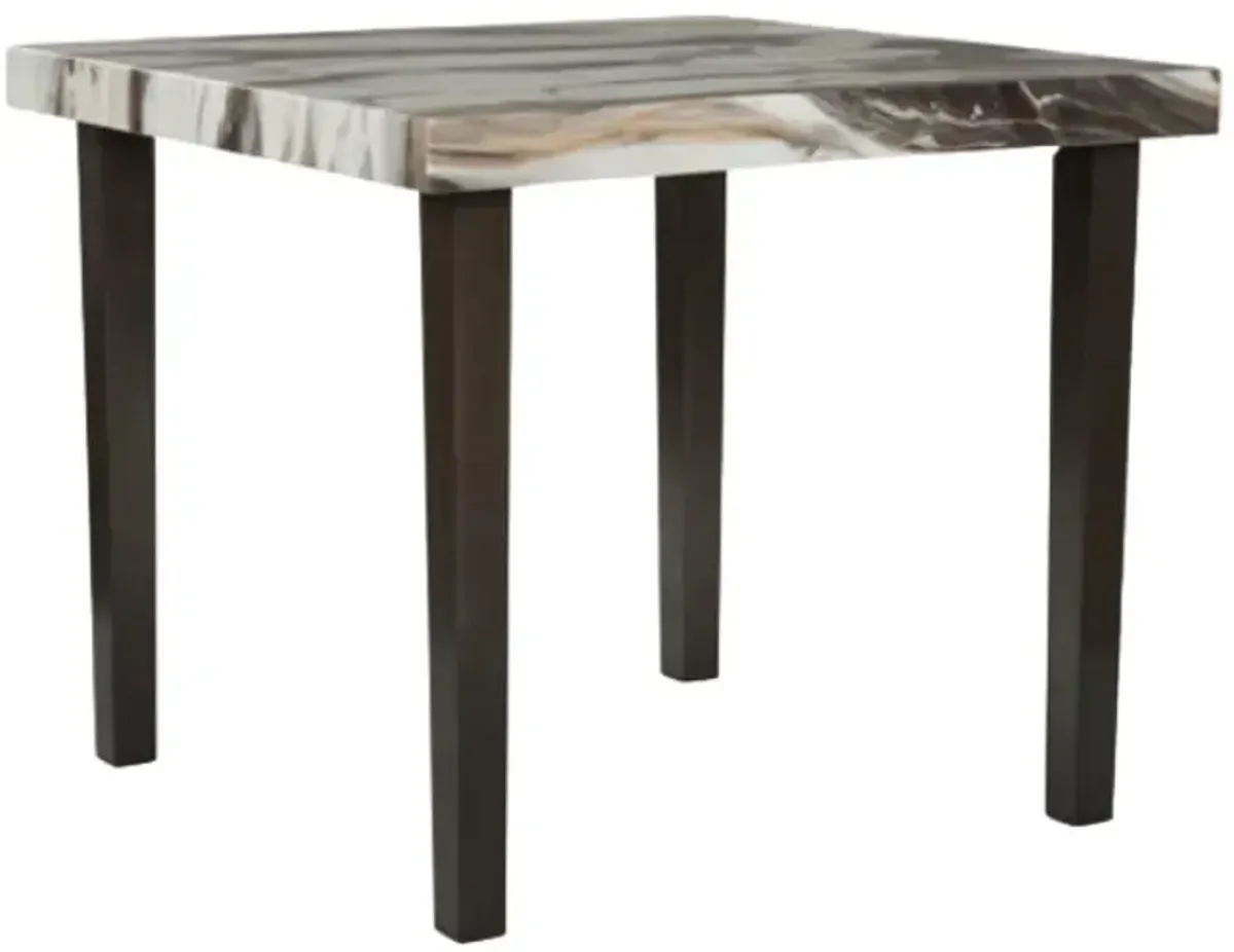Signature Design by Ashley® Jeshina 5-Piece Beige/Dark Brown/Mocha Counter Dining Set
