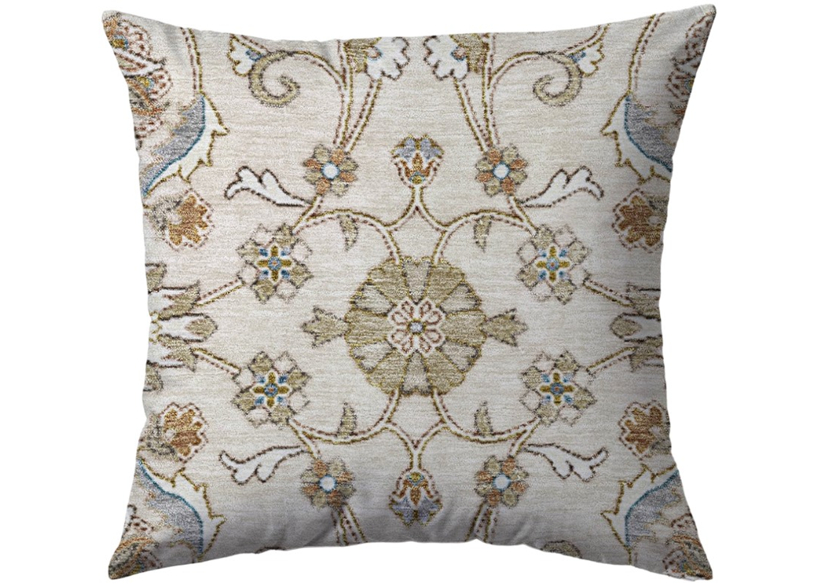 Dalyn Rug Company Hatay Ivory 18"x18" Throw Pillow