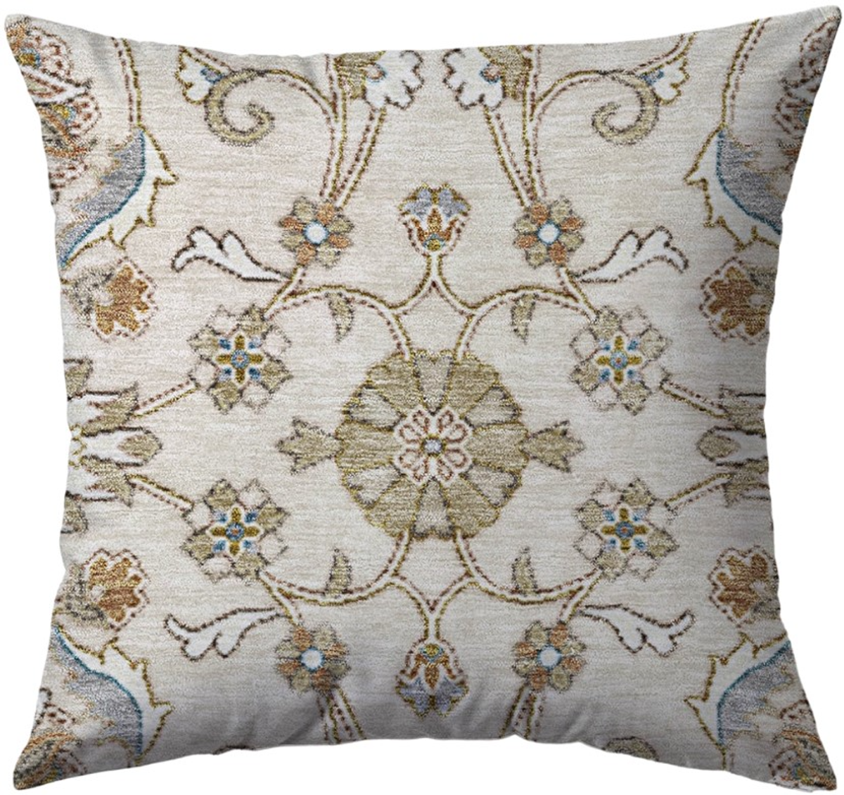 Dalyn Rug Company Hatay Ivory 18"x18" Throw Pillow