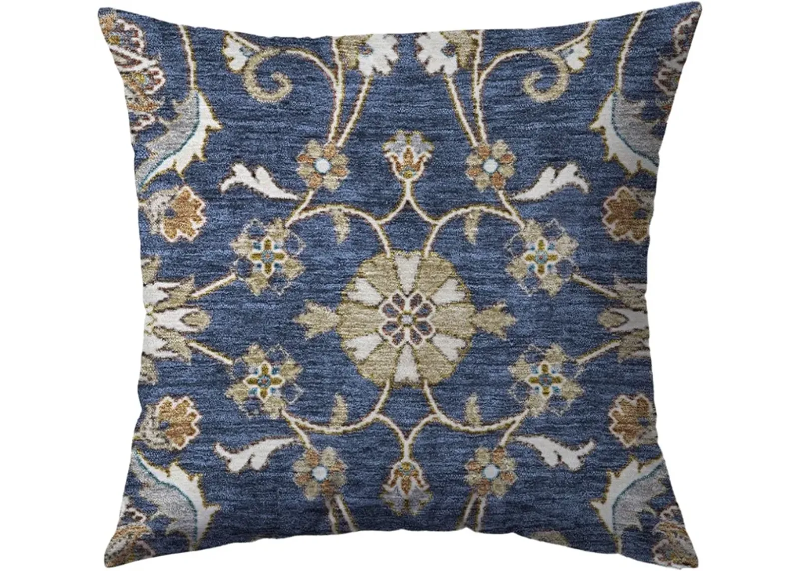 Dalyn Rug Company Hatay Navy 18"x18" Style 1 Throw Pillow