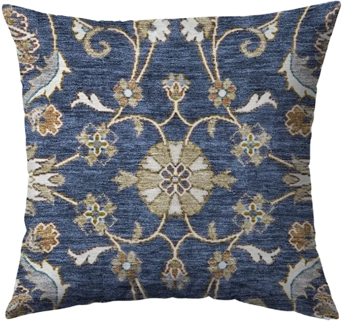 Dalyn Rug Company Hatay Navy 18"x18" Style 1 Throw Pillow