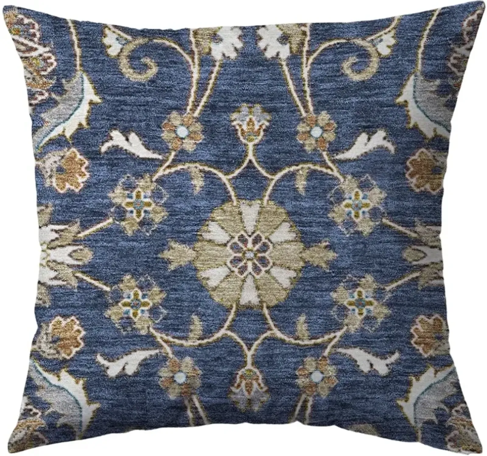 Dalyn Rug Company Hatay Navy 22"x22" Style 1 Throw Pillow