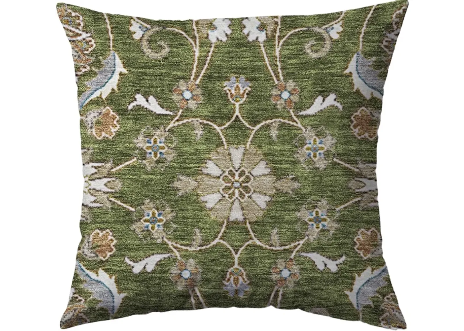 Dalyn Rug Company Hatay Olive 18"x18" Throw Pillow