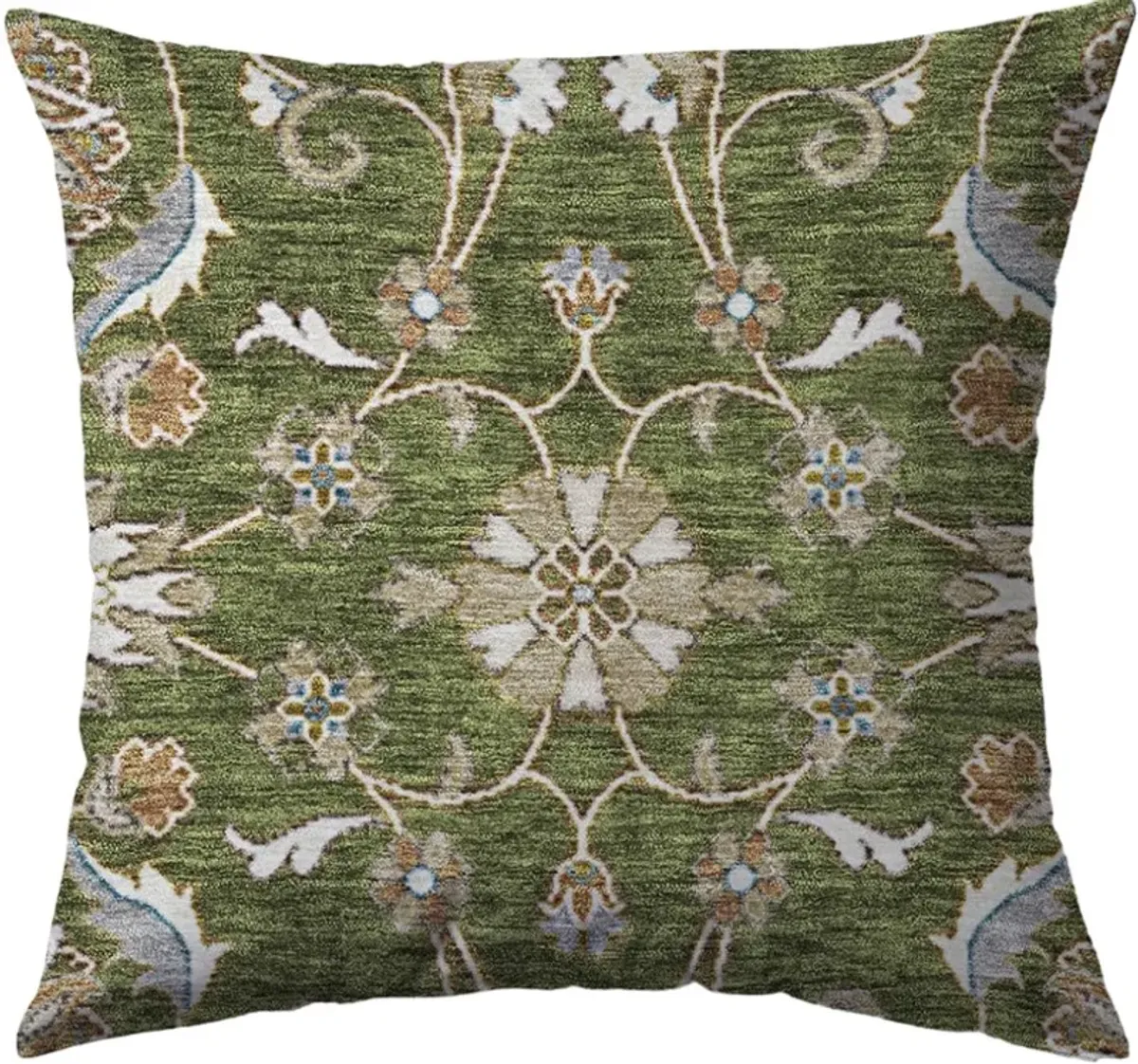 Dalyn Rug Company Hatay Olive 18"x18" Throw Pillow