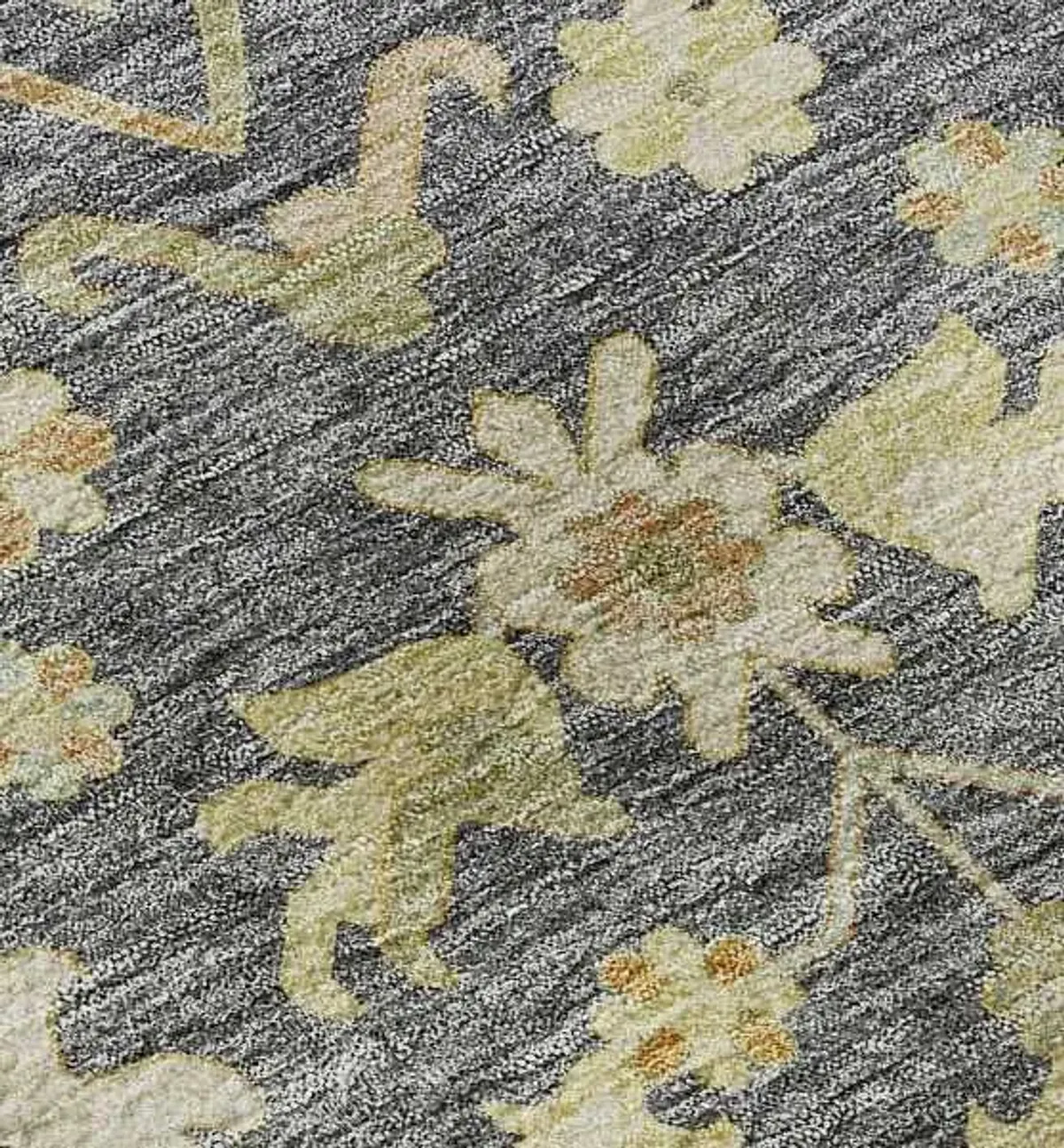 Dalyn Rug Company Hatay Gray 18"x18" Throw Pillow