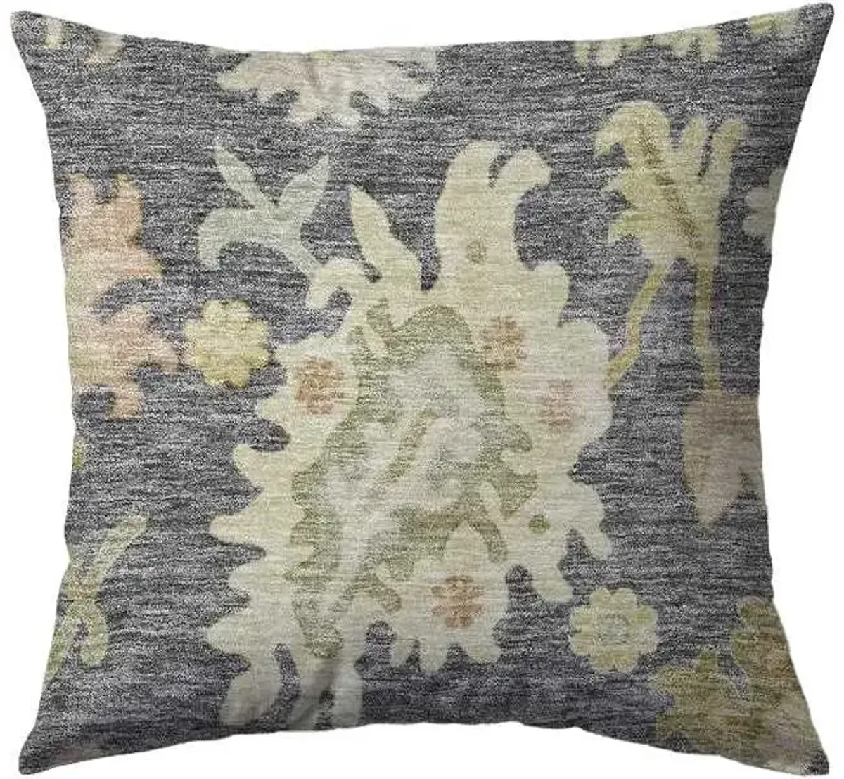 Dalyn Rug Company Hatay Gray 18"x18" Throw Pillow