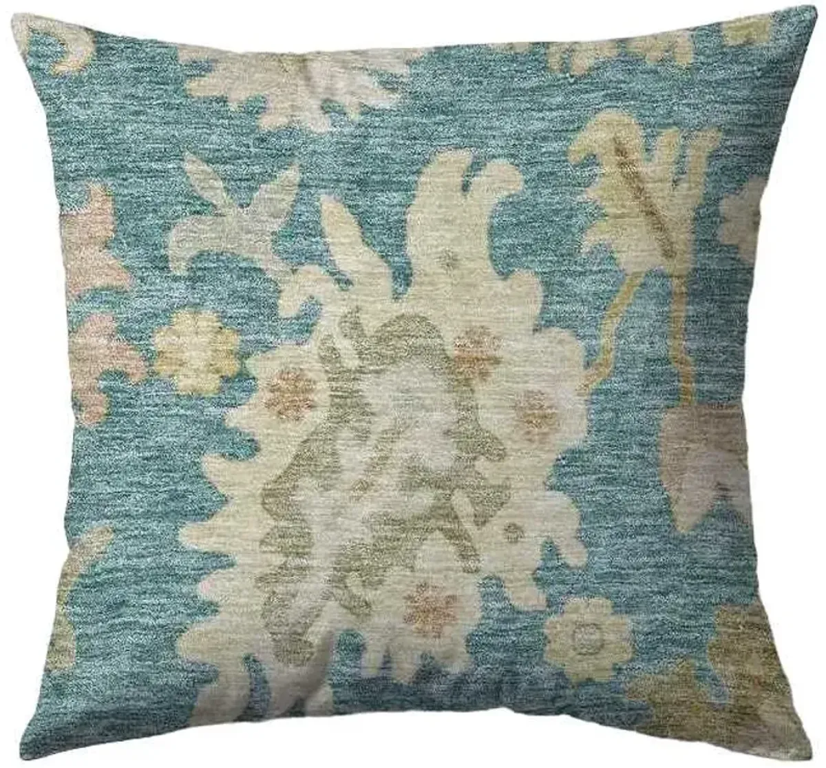 Dalyn Rug Company Hatay Teal 18"x18" Throw Pillow