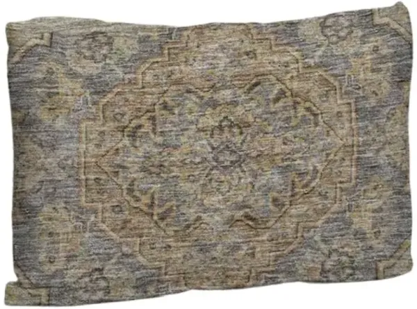 Dalyn Rug Company Hatay Charcoal 14"x20" Throw Pillow