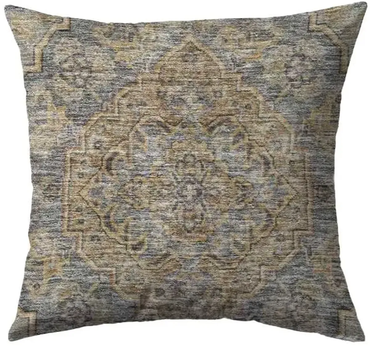 Dalyn Rug Company Hatay Charcoal 22"x22" Throw Pillow