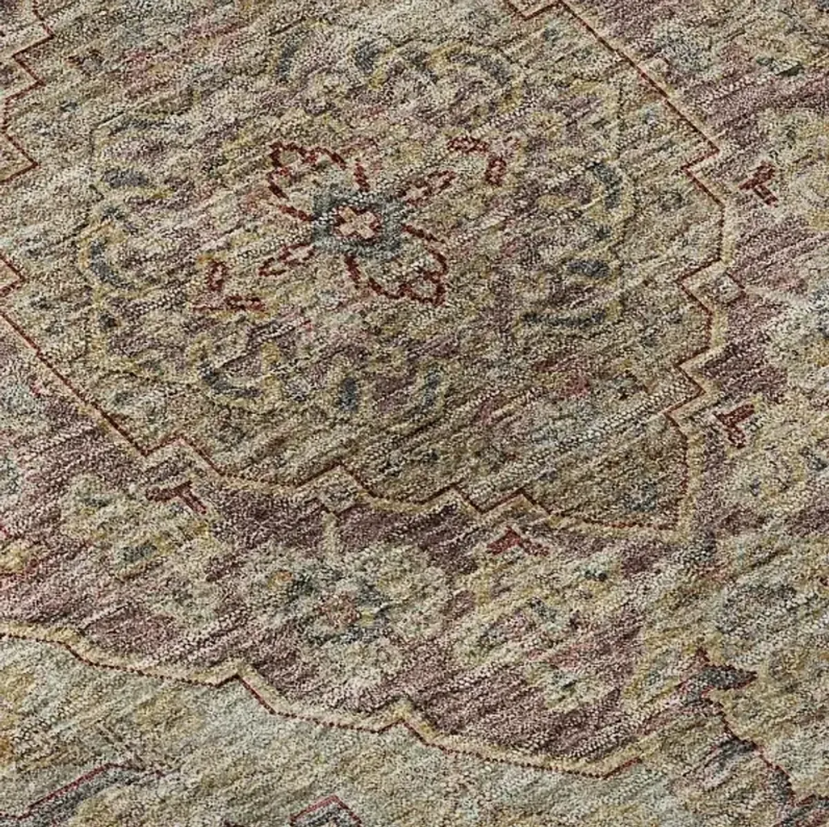 Dalyn Rug Company Hatay Garnet 14"x20" Throw Pillow