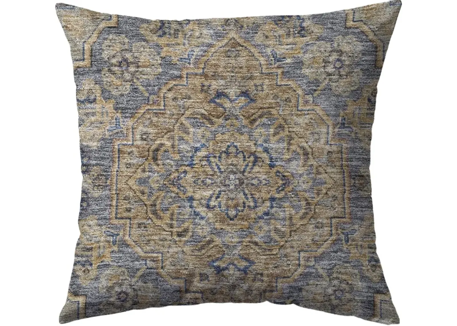 Dalyn Rug Company Hatay Navy 18"x18" Style 2 Throw Pillow