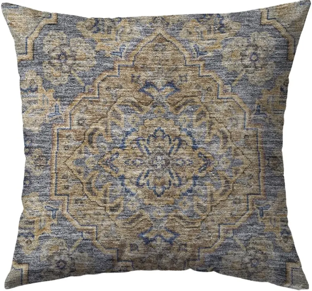 Dalyn Rug Company Hatay Navy 18"x18" Style 2 Throw Pillow