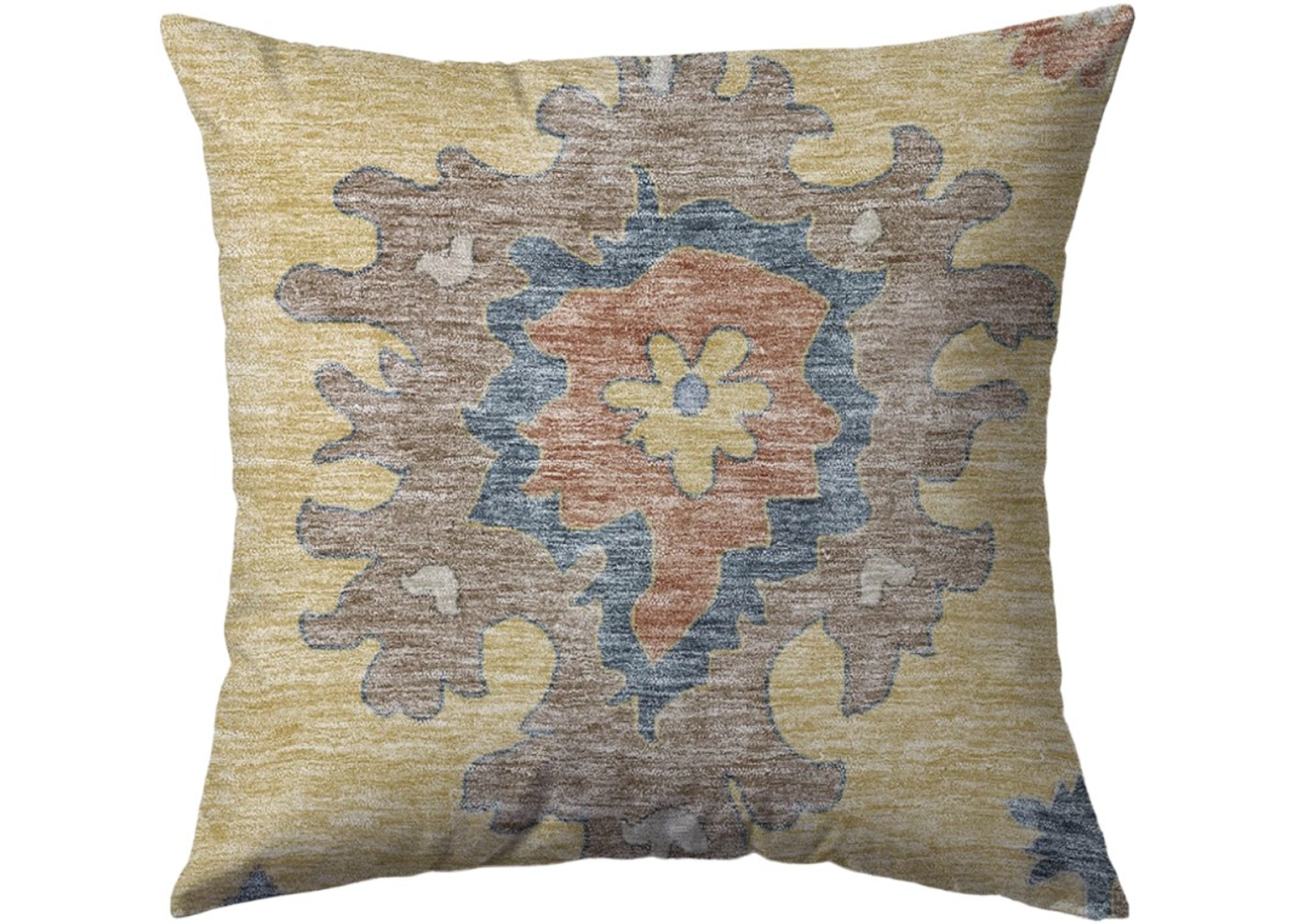 Dalyn Rug Company Hatay Gold 18"x18" Throw Pillow