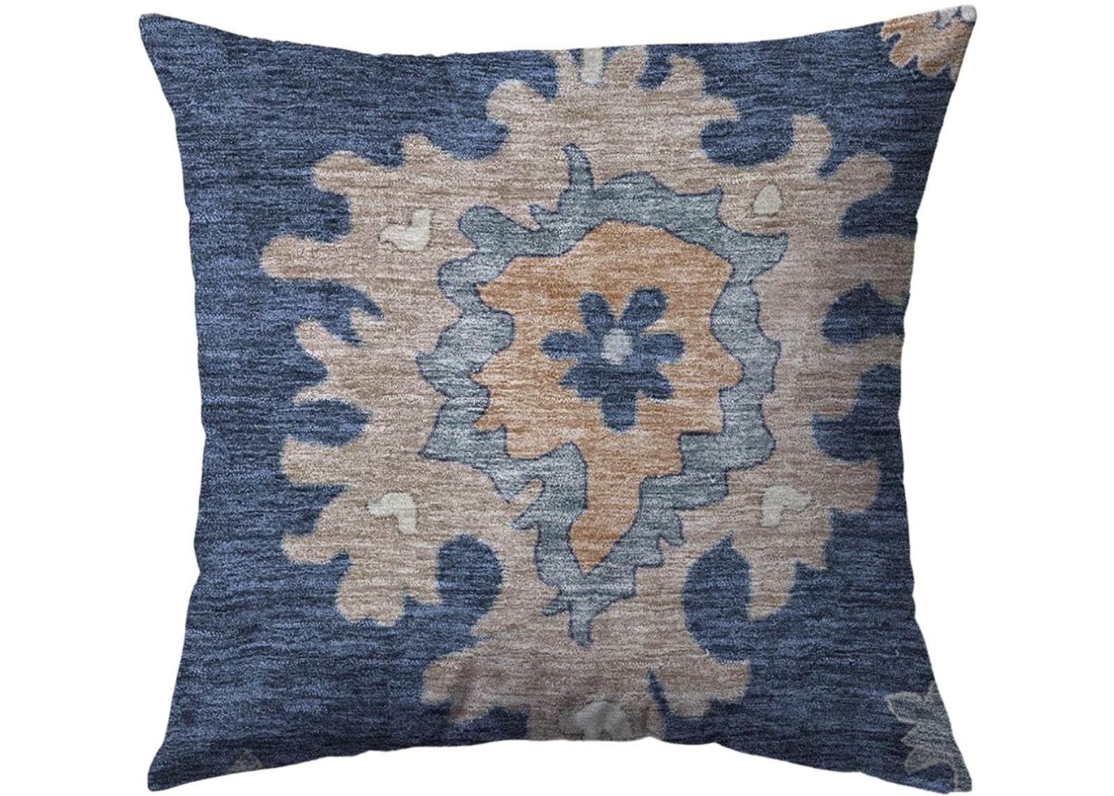 Dalyn Rug Company Hatay Navy 18"x18" Style 3 Throw Pillow